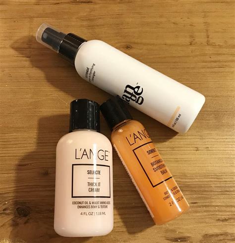 lange' hair products.